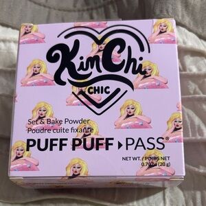 Kimchi Chic Beauty Puff Puff Pass Set & Bake Powder - Pink